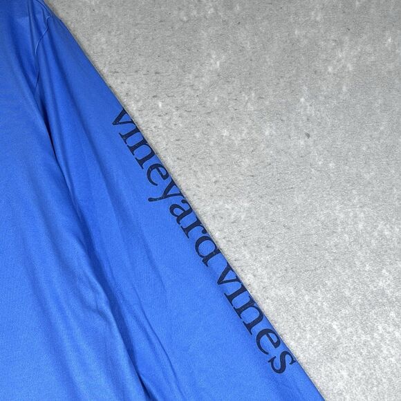 Vineyard Vines Shirt Mens Size Large Blue Performance Solid Shirt Long Sleeve - Picture 5 of 12